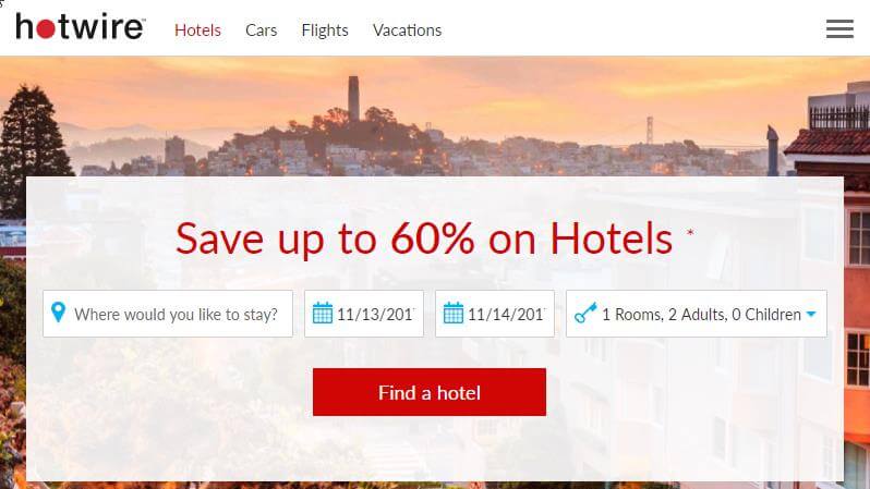 Situs booking hotel dan penginapan - Hotwire